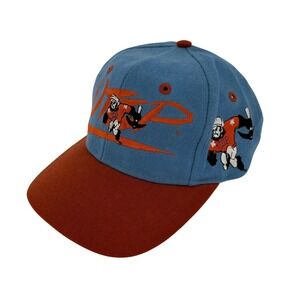 Vintage 90s University Of El Paso UTEP Miners Wool Snapback Hat Signatures